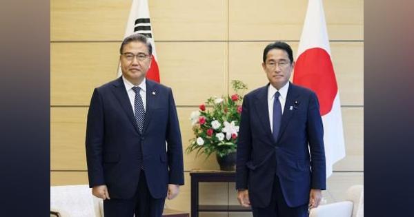 「日本側も誠意を」元徴用工問題で韓国外相　首相と会談、慰安婦合意は尊重と表明