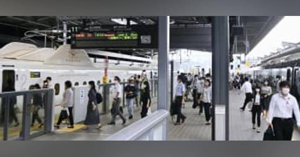 西九州新幹線開業へ乗り換え試験　JR九州、武雄温泉駅で