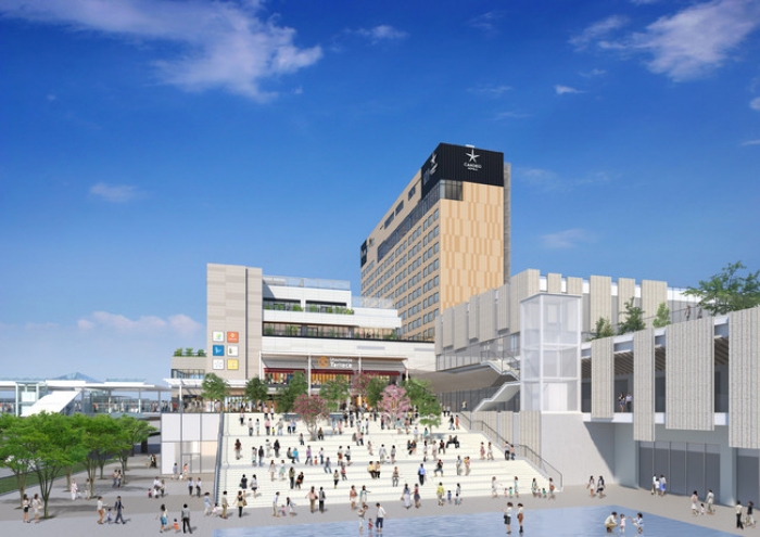 宇都宮駅東口の複合施設「ウツノミヤテラス」、開業日が8月26日に決定