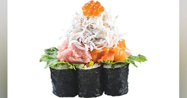 かっぱ寿司、いくら・ねぎとろ・しらす・サーモンの「海鮮宝石盛り」の1週間