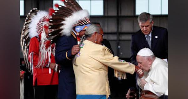 ローマ教皇、カナダ訪問開始　先住民虐待問題で謝罪へ