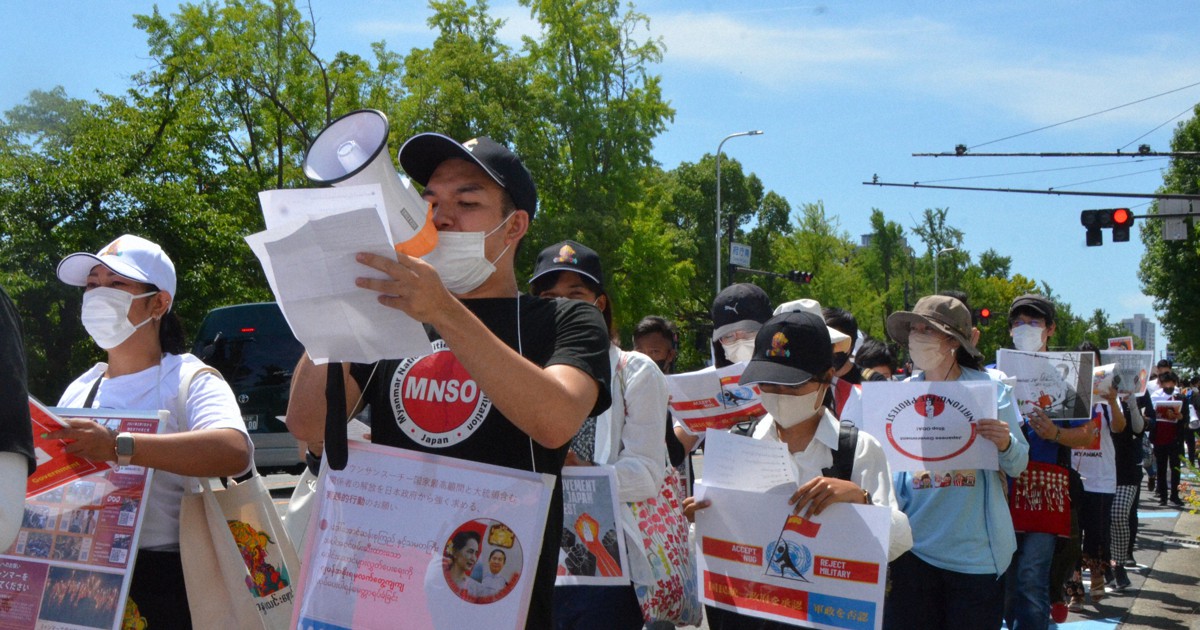 「ミャンマー国民の声聞いて」　日本に民主化支援求め、大阪で集会