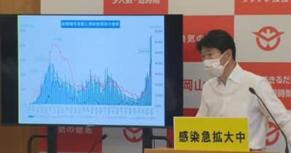 岡山県で病床使用率が30％超に急上昇　知事「現時点で行動制限は考えていない」〈新型コロナ〉