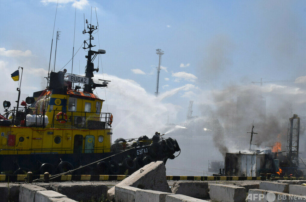 ロシア軍、黒海沿岸にミサイル攻撃 ウクライナ軍発表