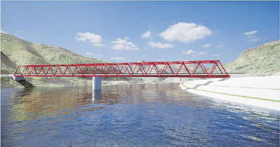九州整備局八代復興／鋼トラス橋に架替、２０年７月豪雨被災の相良橋