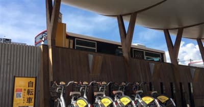 エネファント　恵那でシェアサイクル開始　電動自転車　スマホでレンタル　ステーション5カ所、順次拡大