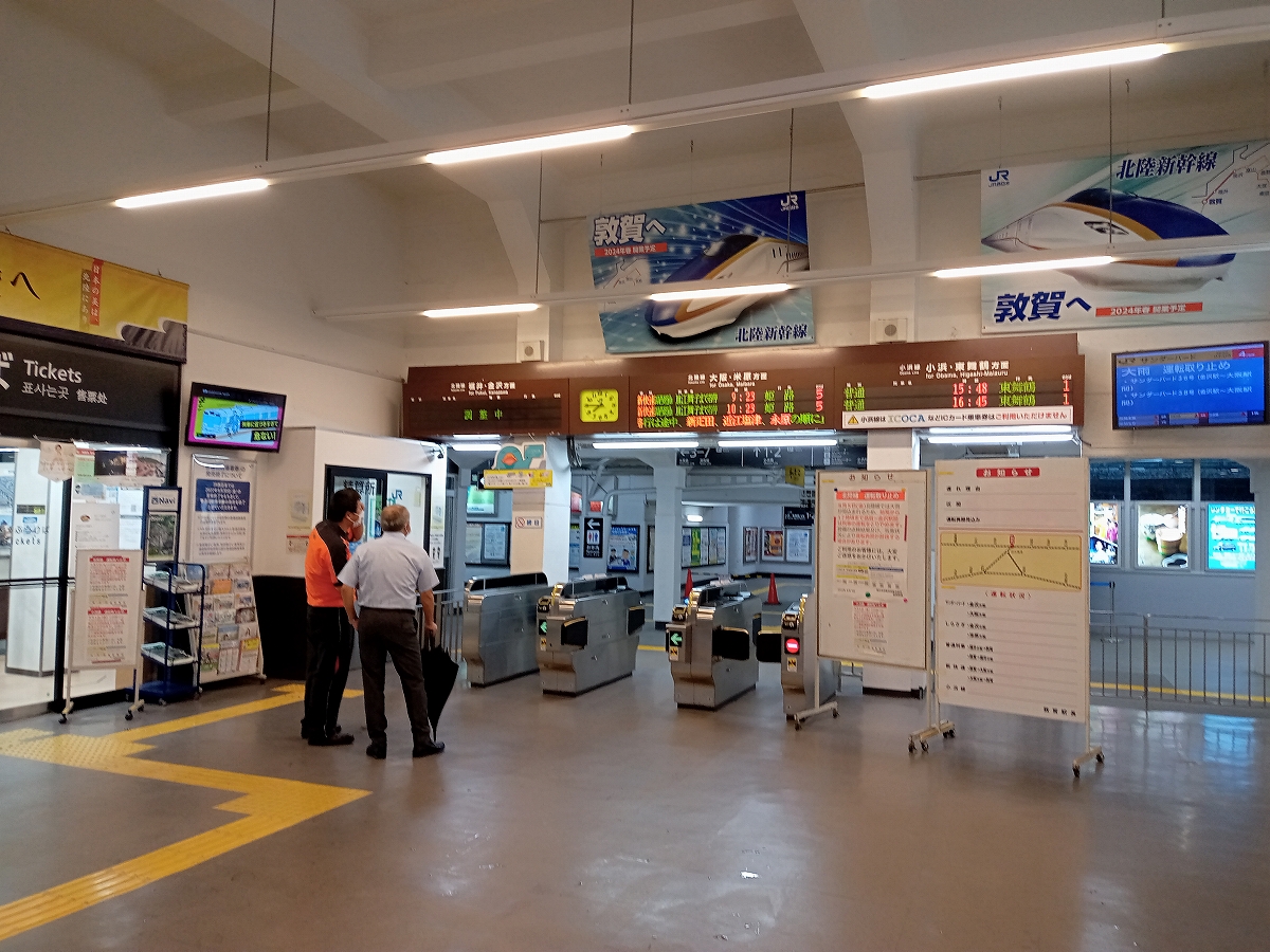 大雨で北陸線の敦賀駅～武生駅間は運転再開の見込み立たず　8月5日JR西日本、越美北線は終日取りやめ