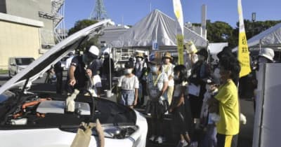 災害時、自動車が「電源」に　松山で親子向け防災教室　扇風機や湯沸かし
