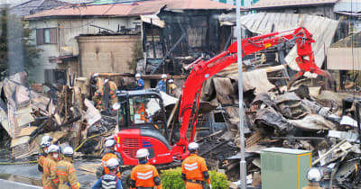JR大宮駅近くで大規模火災、夜の密集した住宅街全焼5棟、延焼で9棟焼ける　近隣住民「すぐに来て」