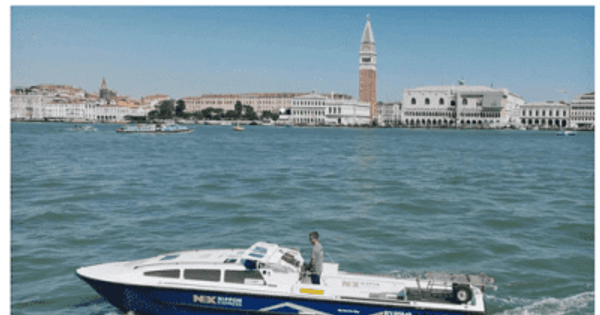 NXイタリア／ベネチアで水素エンジンボート配送サービス開始