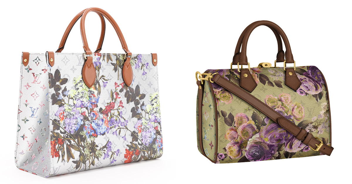 「ルイ・ヴィトン」からメタリックコーティングが特徴の花柄キャンバスバッグ