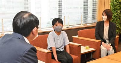 親子記者が長崎で平和の大切さ取材、市長に抱負