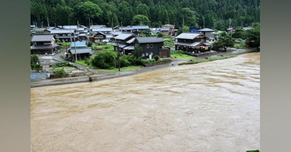 【大雨】滋賀・高時川氾濫、断水は解消　一部集落の孤立状態続く