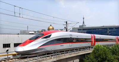 インドネシア向けの高速鉄道列車、山東省青島市でラインオフ