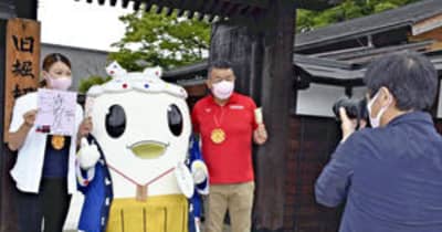 東京五輪ソフト代表山崎さん、飯坂温泉をリポート　日米戦も取材