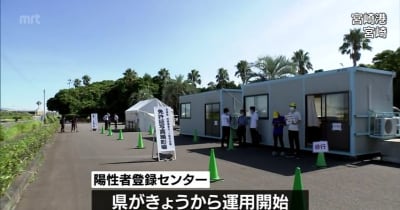 新型コロナ　宮崎県の「陽性者登録センター」運用始まる　症状がある39歳以下を対象に抗原検査キットの無料配布