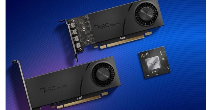 Intel、プロ向けGPU「Arc Pro A」3機種発表　8K60Hz×2出力に対応、2022年後半に販売