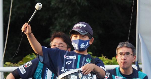 スタジアムに歓声戻る日へ　アビスパ福岡、12歳太鼓少年の思い
