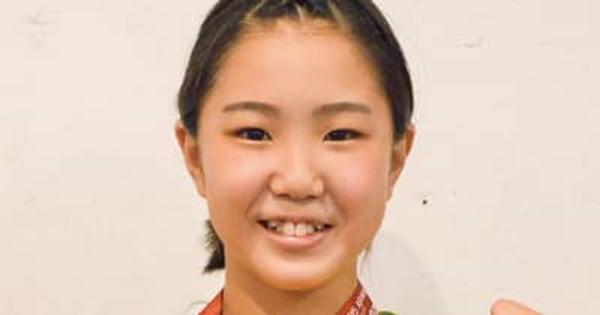 女子レスリング 清新中学２年 小原さんが銅 15歳以下アジア選手権で　相模原市中央区