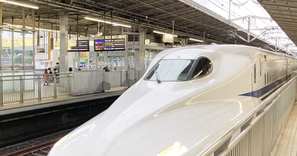 東海道新幹線で線路内立ち入り　一部運転見合わせも再開