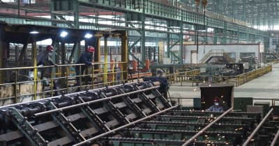 中国の鉄鋼生産量、7月も減少