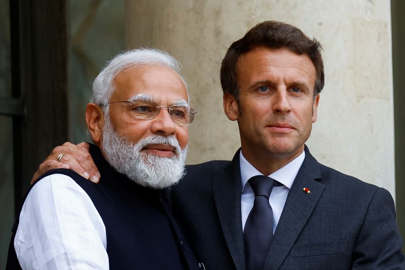 仏・インド首脳が電話会談、ウクライナ危機終結へ連携確認