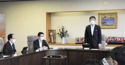 大西熊本市長が3週間ぶり登庁　コロナ感染、療養から復帰
