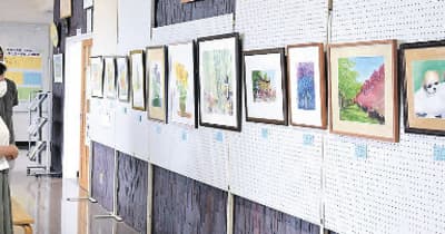 色鮮やか水彩画32点　富士見絵画クラブ作品展