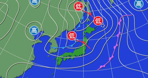 北陸や近畿の日本海側　大雨に注意・警戒