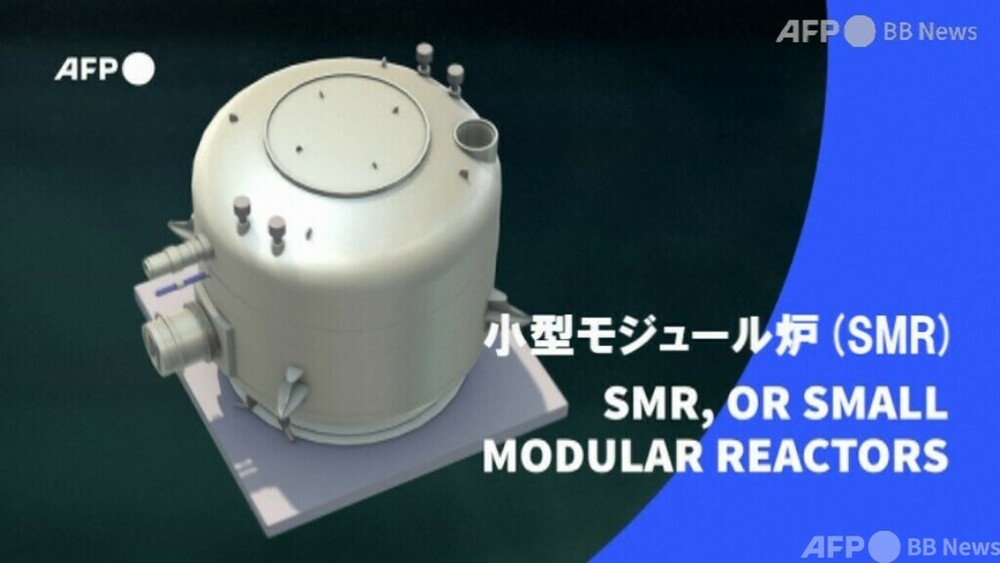 字幕：ビデオグラフィック「小型モジュール炉（SMR）」