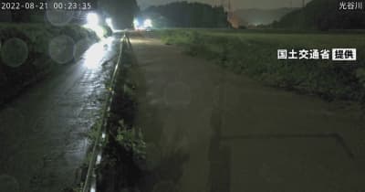 石川・加賀地方で非常に激しい雨 梯川水系で越水 土砂災害に厳重警戒