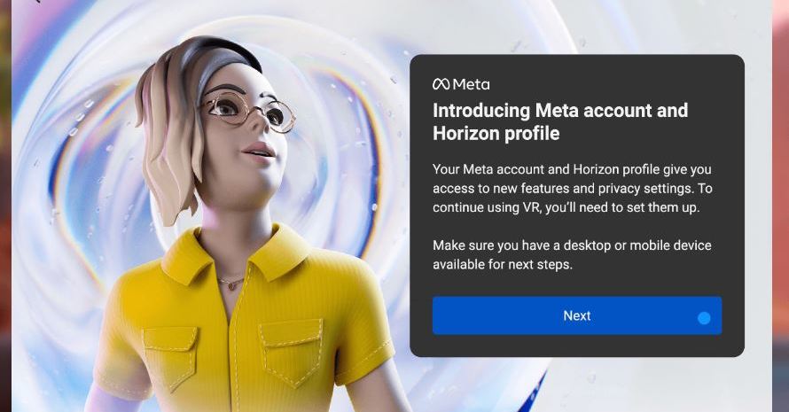 Meta Quest用「Metaアカウント」提供開始　Facebookアカウントは不要に