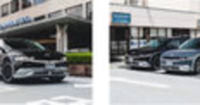関西初排気ガスをださない電気自動車「IONIQ 5」のカーシェアステーションを阪急大阪梅田駅駐車場に設置
