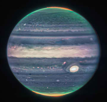木星のオーロラ、見えた　ウェッブ宇宙望遠鏡
