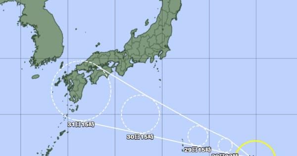 台風11号が発生　西日本に接近か【8月28日午後】