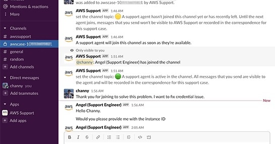 AWS、Slackで相談できる有償サポート「AWS Support App」開始