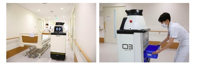 屋内配送向けサービスロボットの病院内での実証実験を実施