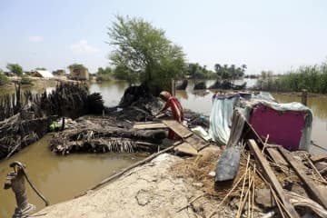 国連総長が洪水被災地へ　パキスタン、被害深刻化