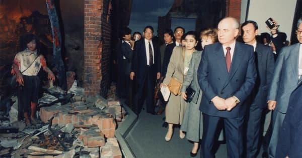 ゴルバチョフ氏、1992年に広島訪問　平岡・元広島市長が弔意