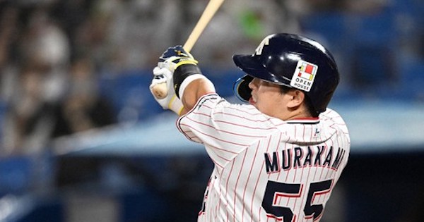 ヤクルト村上宗隆が50本塁打　最年少、日本選手は松井秀喜氏以来