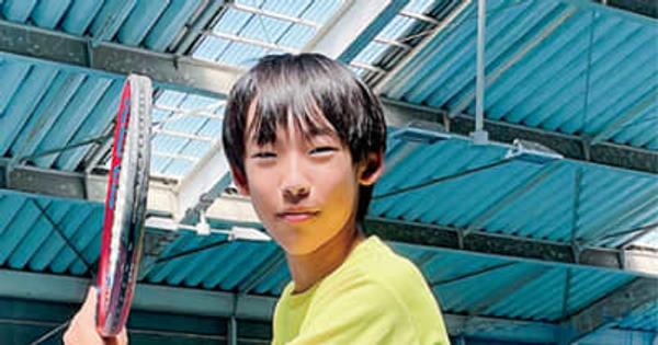 遠藤さん全国３位 小学生テニス大会　藤沢市