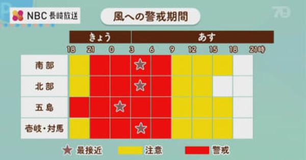 【台風11号・長崎】気象予報士 解説「今後の雨と風」（午後5時半現在）
