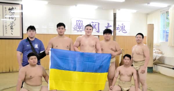18歳ダーニャ　祖国ウクライナに活躍届ける　関大相撲部主将にSOSで“友情ビザ”
