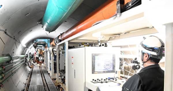 福島第1原発　処理水放出トンネルの掘削進む　東電が作業を公開