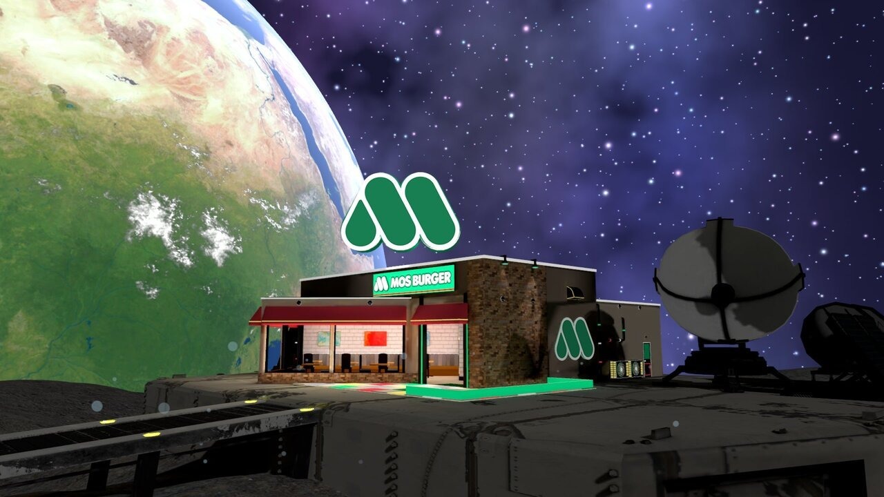 モスバーガー、メタバース上の月面空間に仮想店舗「モスバーガー ON THE MOON」をオープンへ