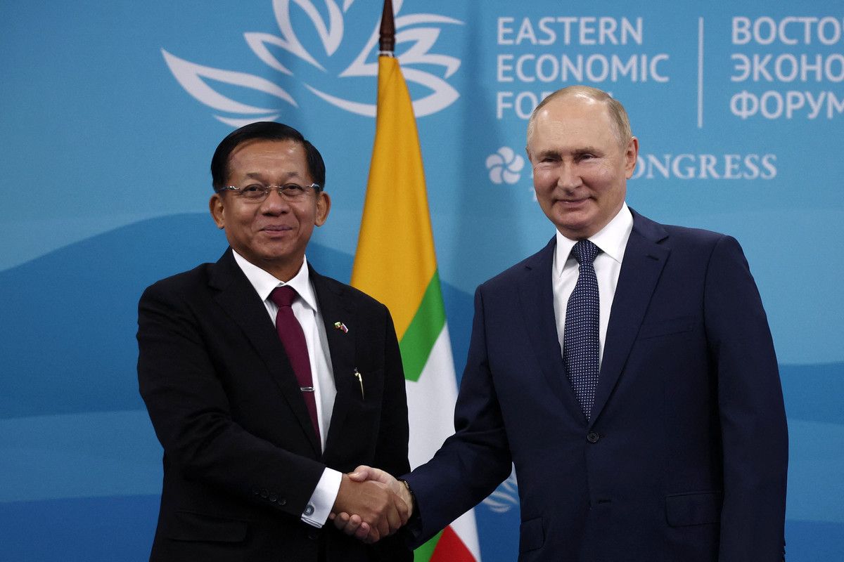 ミャンマー国軍トップと会談　ロシア大統領：時事ドットコム
