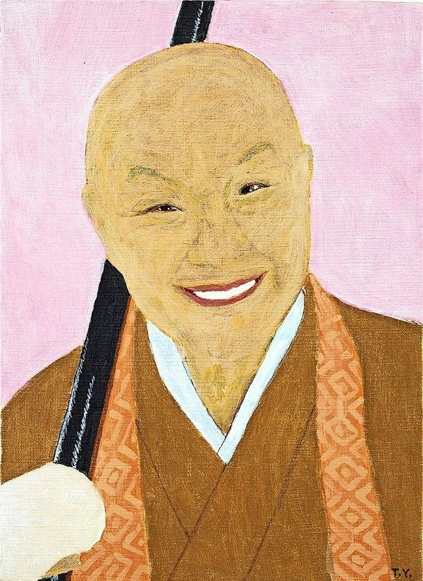 寂聴さんの肖像画を記念プレートに　画家・横尾忠則さん作　徳島南ロータリークラブがCF