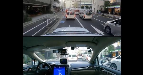 カメラのみ！Mobileyeの左ハンドル車、東京を自動運転