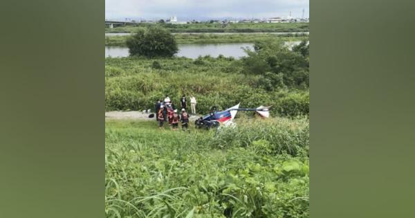 墜落機、パイロットは長野の男性　群馬、利根川河川敷