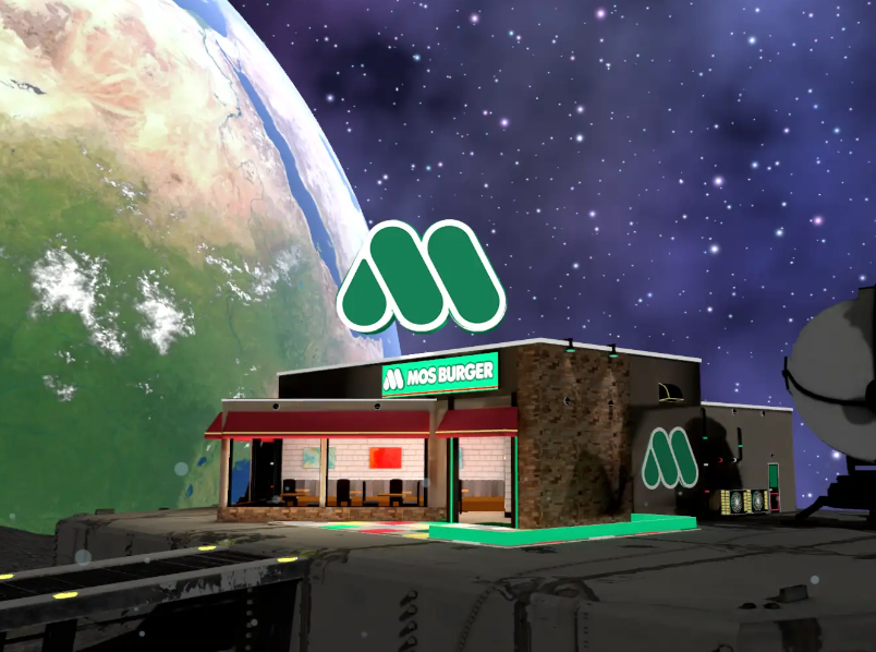 モスバーガー、メタバース上に初の仮想店舗「モスバーガー ON THE MOON」が9月14日オープン